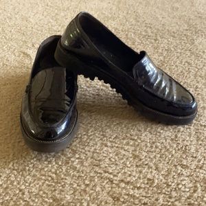 Paul Green Slip on Black Patent Loafers